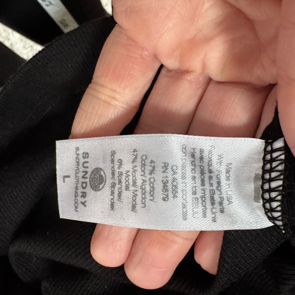 Sundry Black Midi Dress - Picture 6 of 7